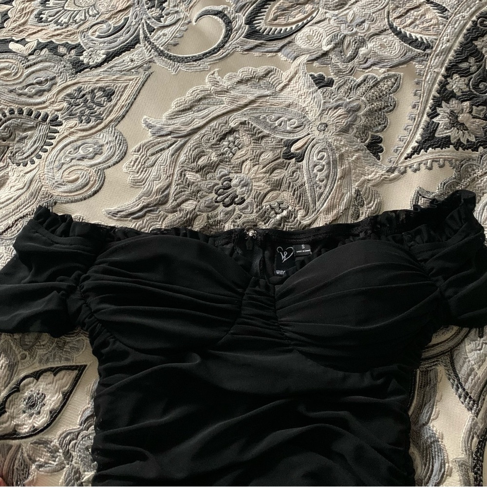 Windsor Rushed Mesh Mini Dress - Picture 4 of 11